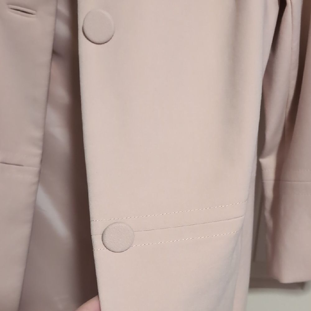 Talbots Women's Blush Pink Blazer-Coat - Picture 8 of 16